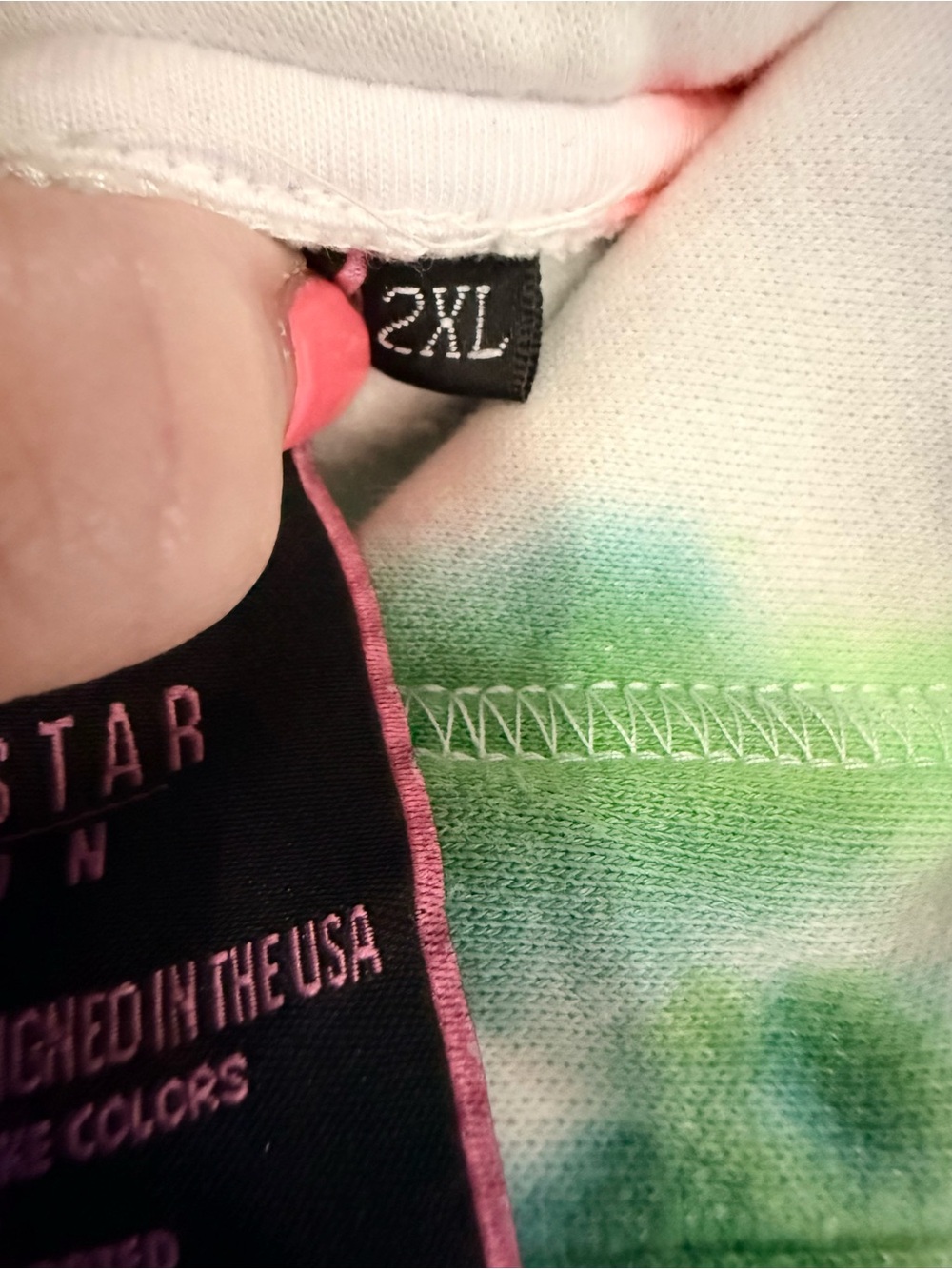 2x Jeffree Star Fashion Christmas tie-dye hoodie - Picture 4 of 9